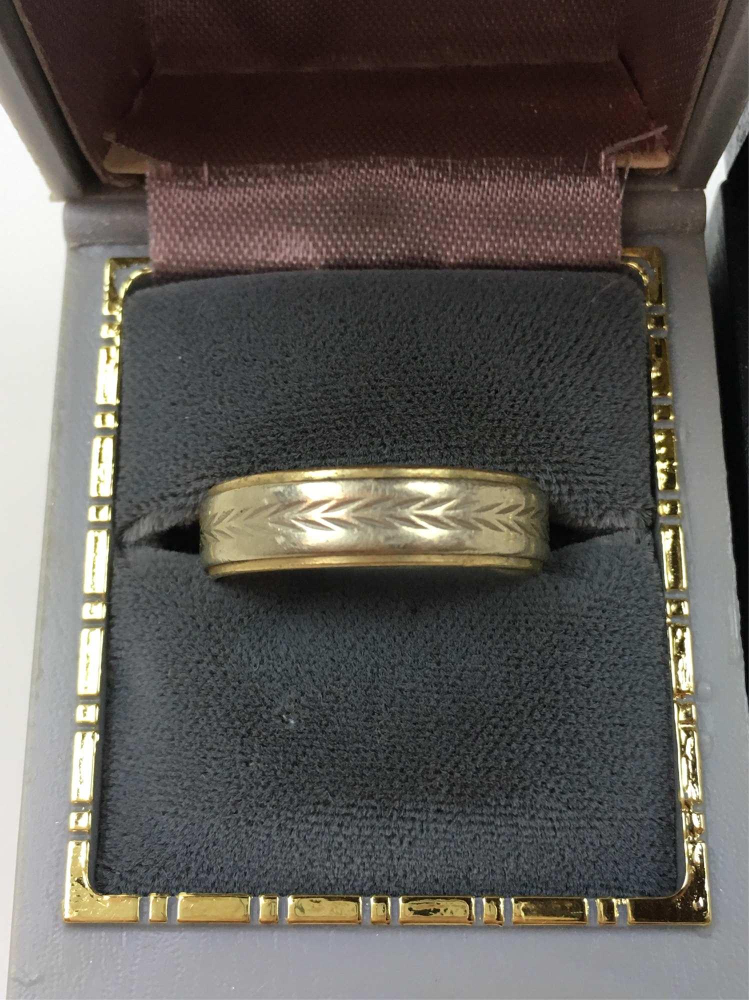 TWO 14K WEDDING BANDS