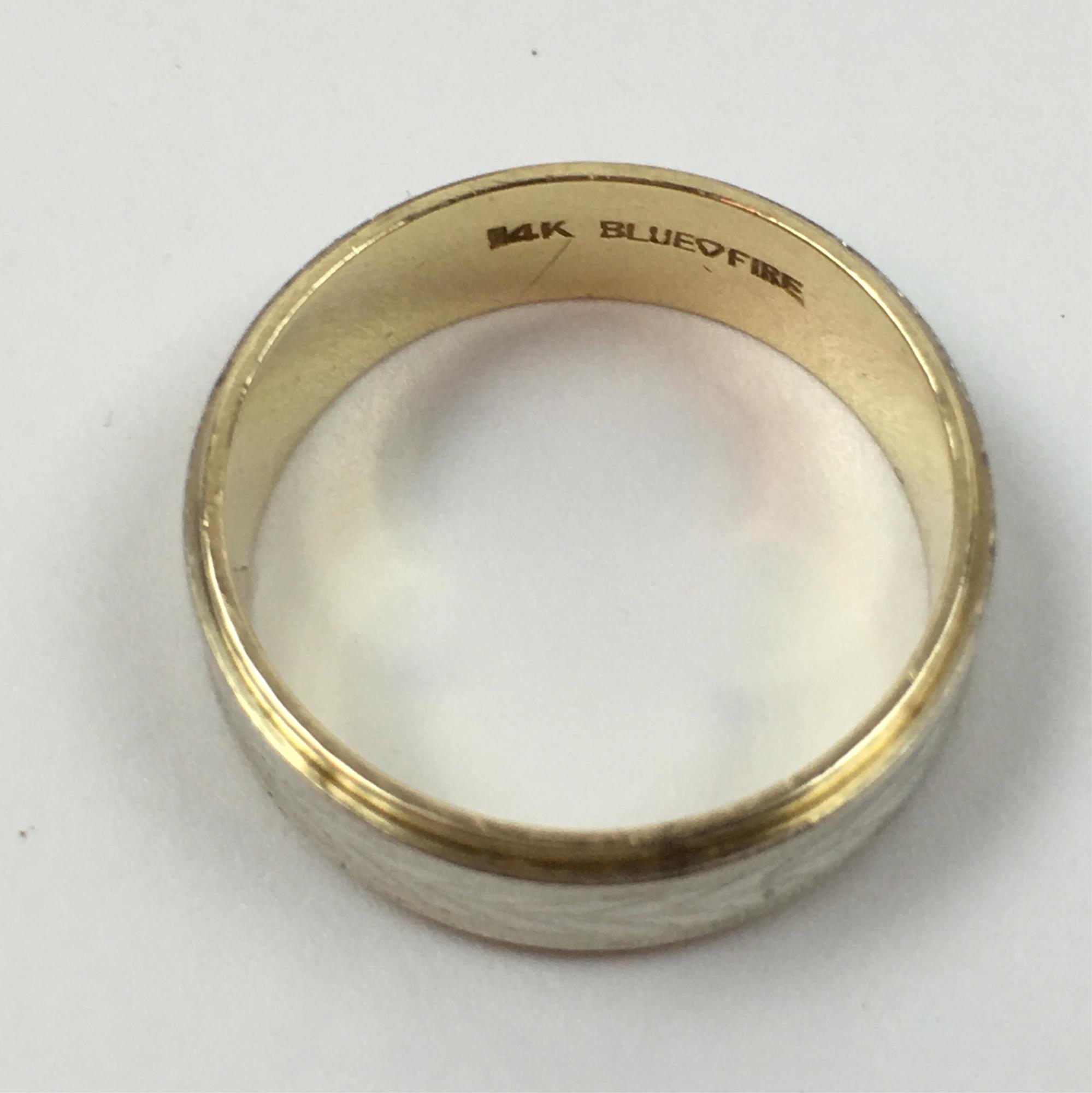 TWO 14K WEDDING BANDS