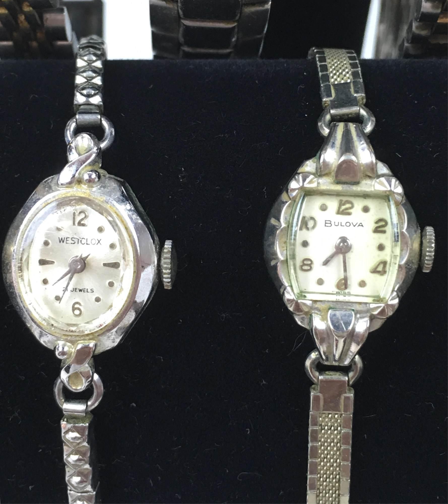 19 PCS - 18 LADIES WATCHES & MUSIC BOX