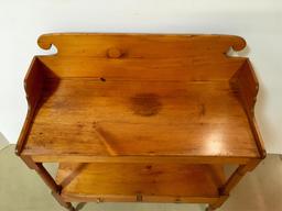 ANTIQUE PINE WASH STAND