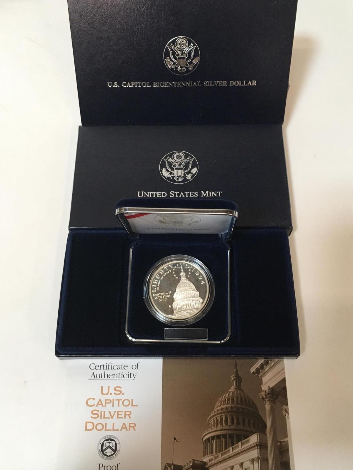 1994 US BICENTENNIAL SILVER DOLLAR PROOF