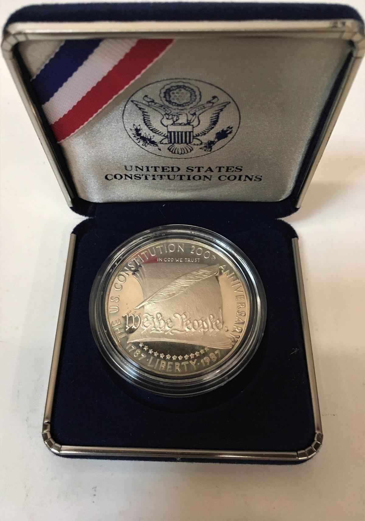 1987 US CONSTITUTION COMMEMORATIVE DOLLAR - PROOF