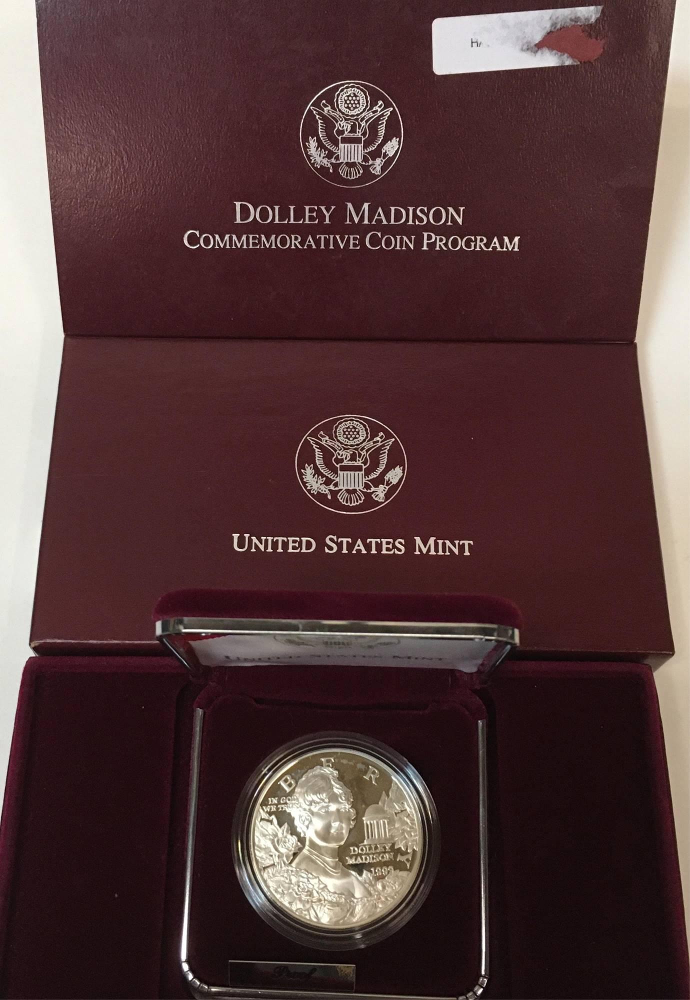 1999 DOLLEY MADISON COMMEM PROOF DOLLAR