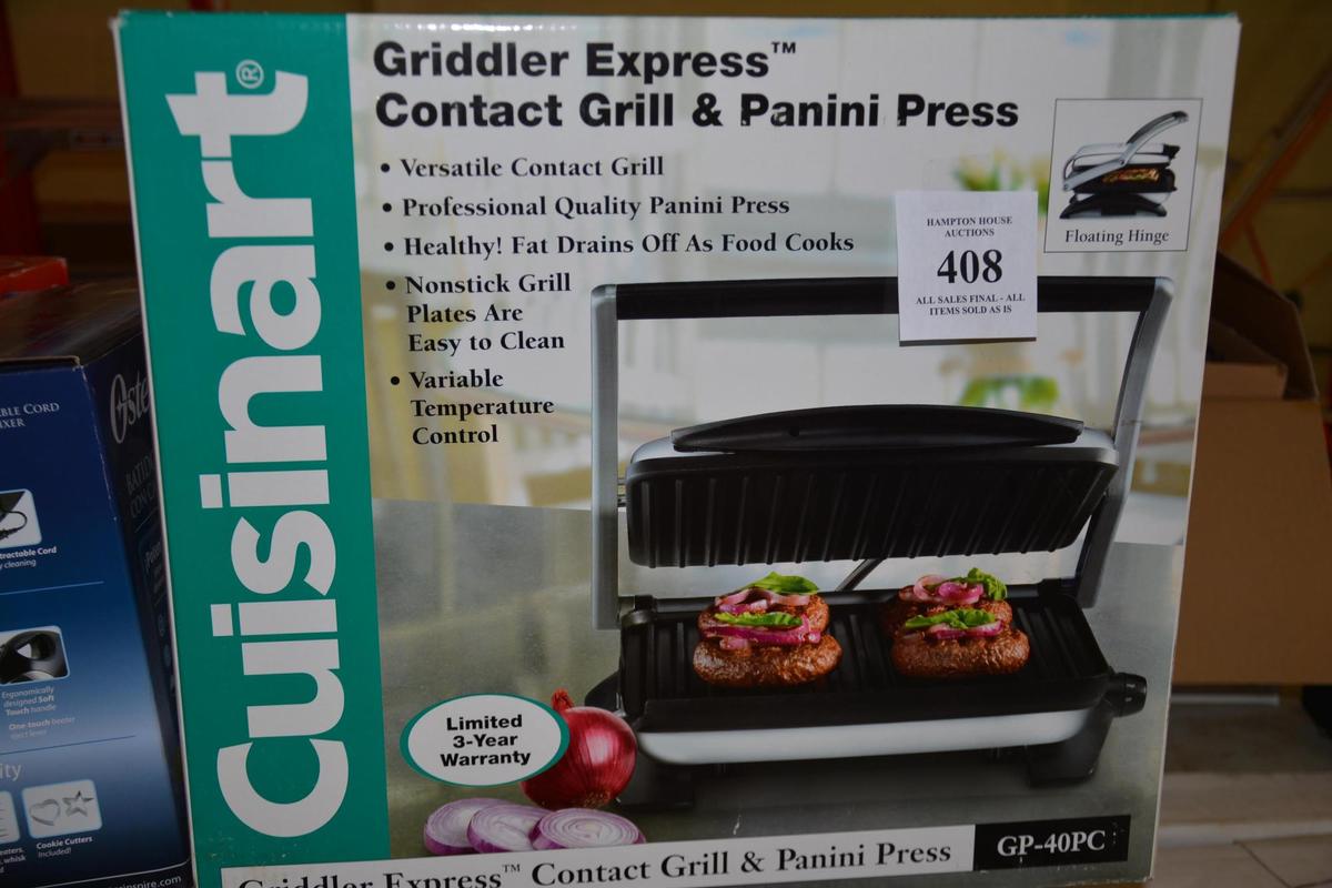 CUISINART GRIDDLER ESPRESS GRILL & PANINI PRESS