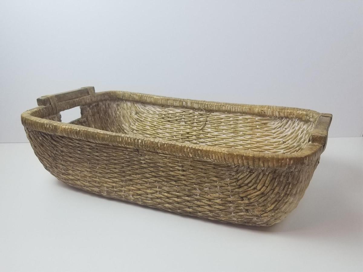 HANDWOVEN BASKET WITH HANDLES