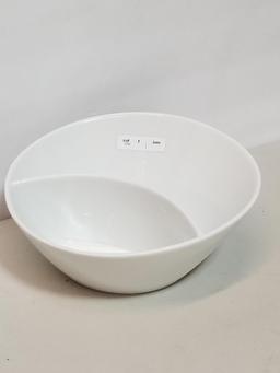 TART PLATE AND SERVING BOWL