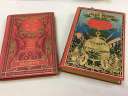 TWO VOLUMES OF JULES VERENE - HETZEL COLLECTION ED