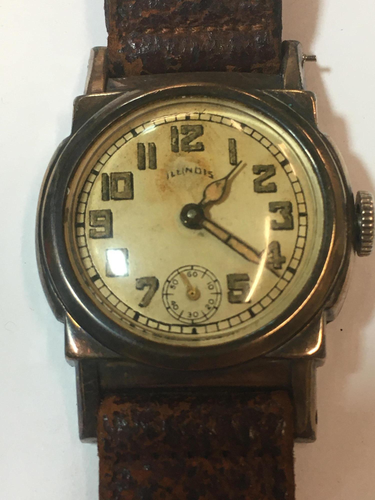 VINTAGE ILLINOIS WRIST WATCH