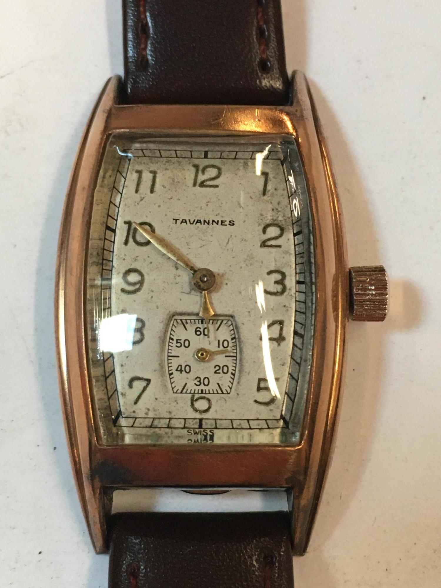 VINTAGE TAVANNES WRISTWATCH