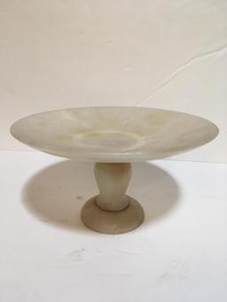 ALABASTER FOOTED CENTERPIECE