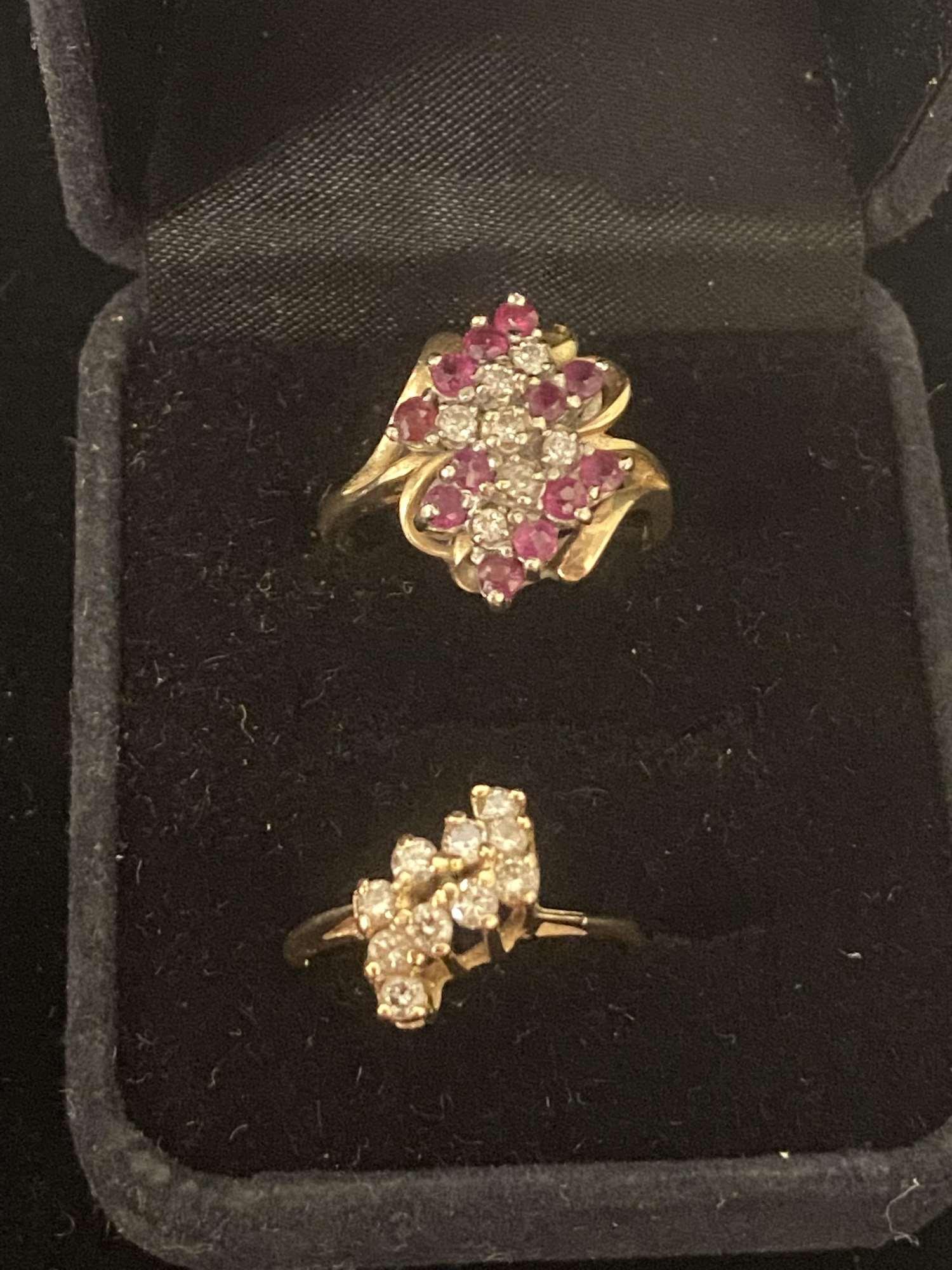 14K GOLD RINGS & EARRINGS