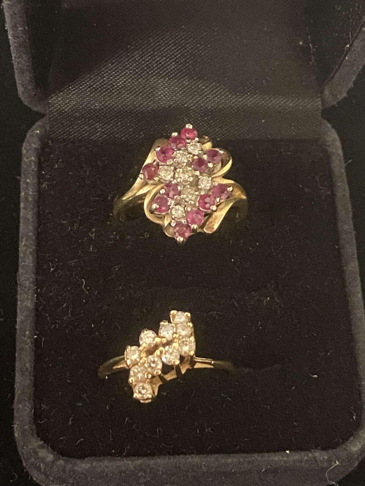 14K GOLD RINGS & EARRINGS