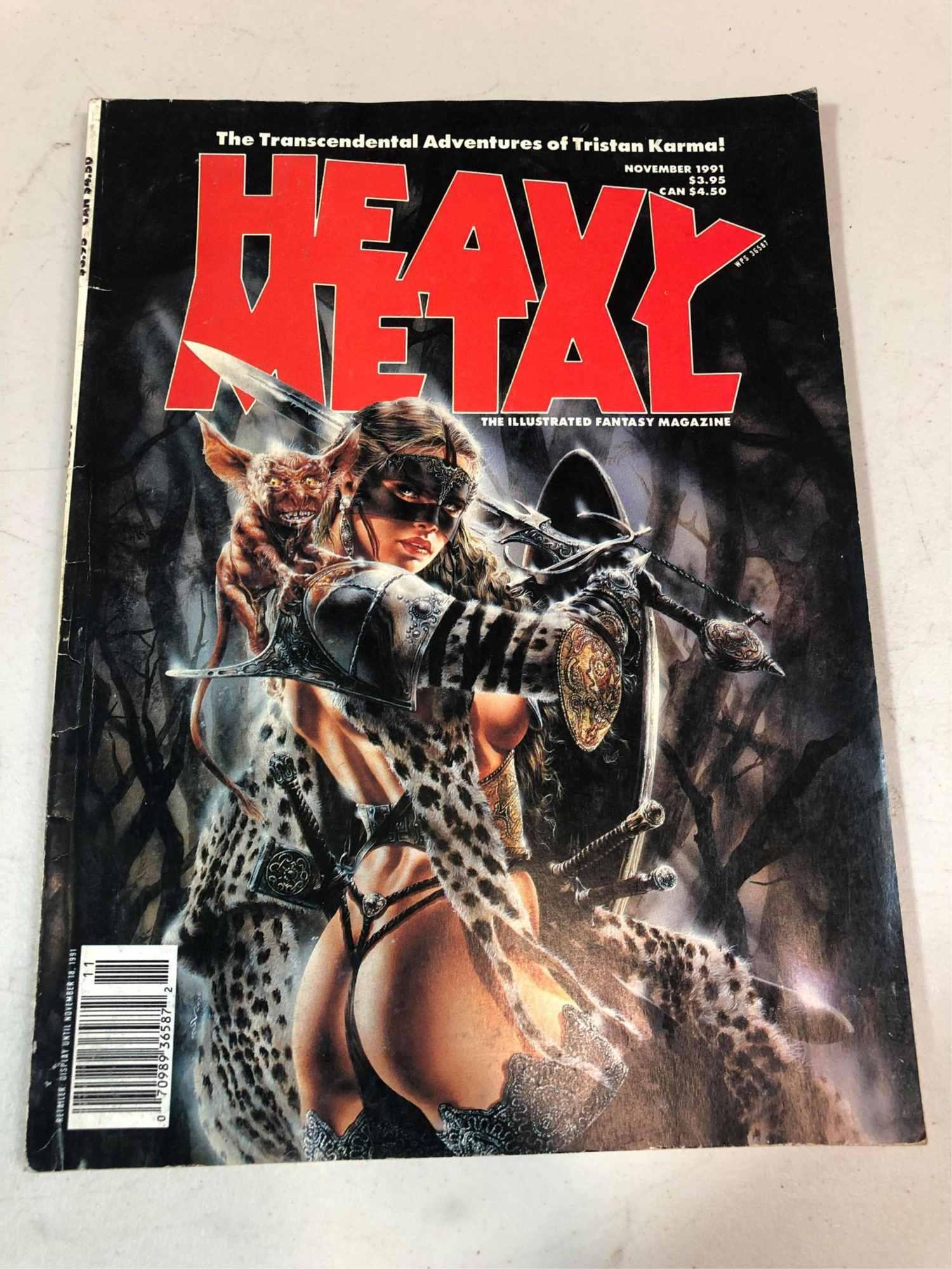 6 EDITIONS OF HEAVY METAL: THE ILLUSTRATED FANTASY