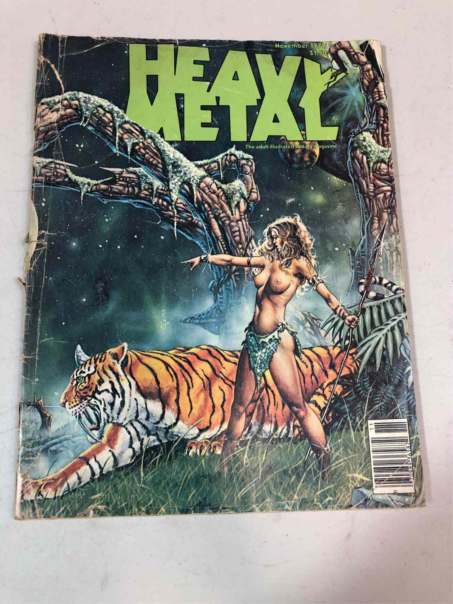 6 EDITIONS OF HEAVY METAL: THE ILLUSTRATED FANTASY