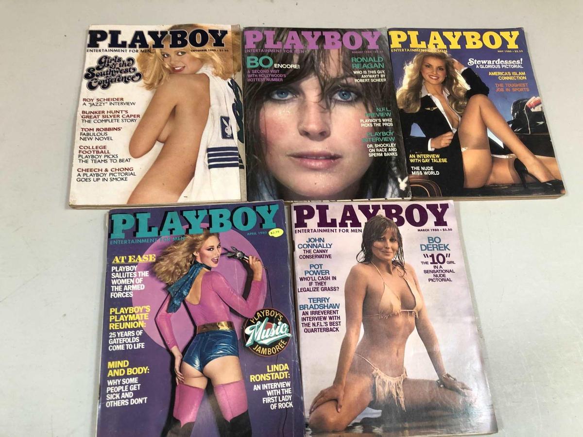 5 PLAYBOYS FROM 1980