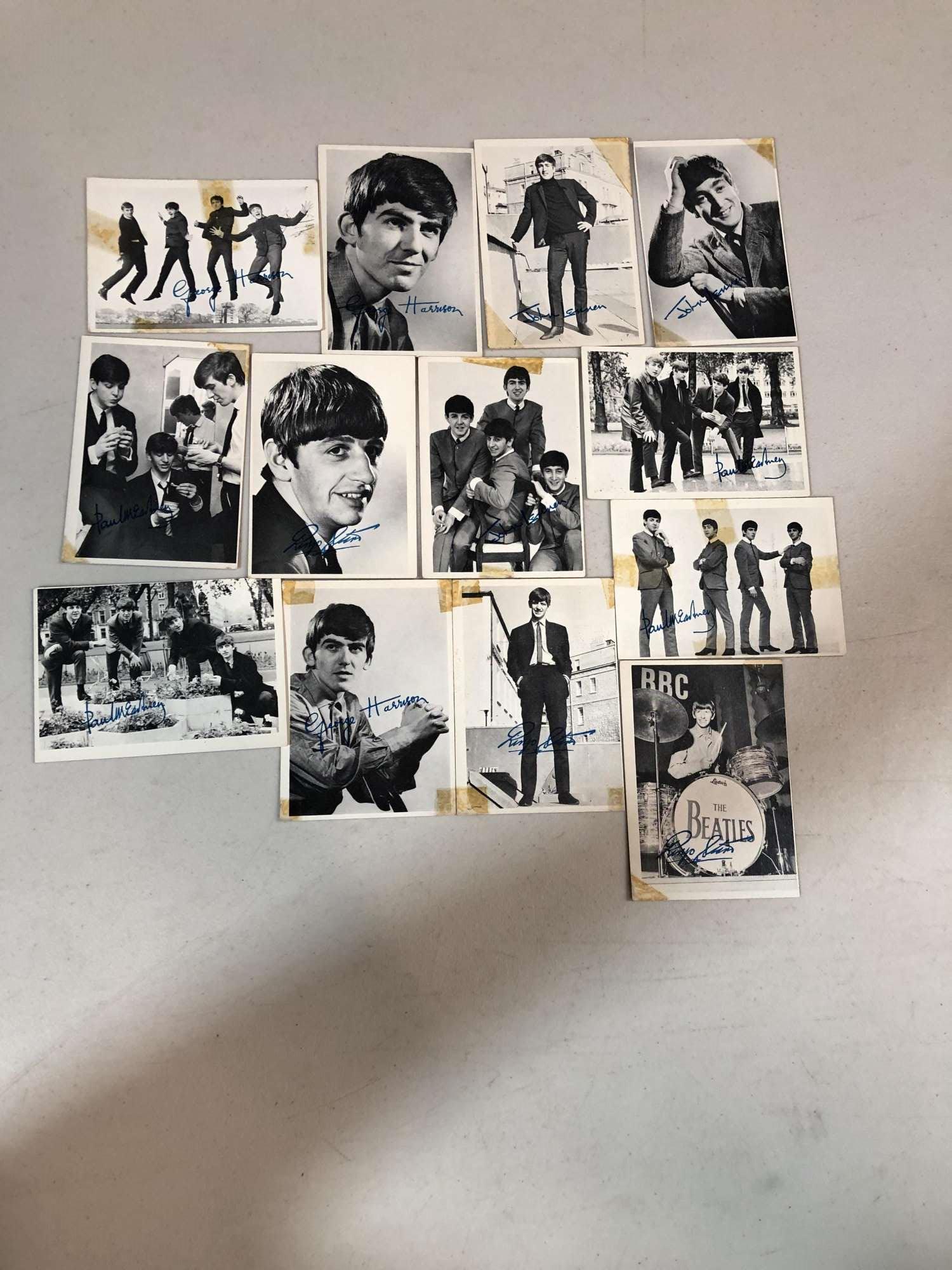 SET 1 OF 3 BEATLES TRADING CARDS
