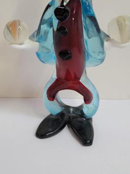 GLASS CLOWN FIGURE