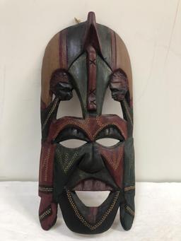 KENYAN PAINTED TRIBAL MASK