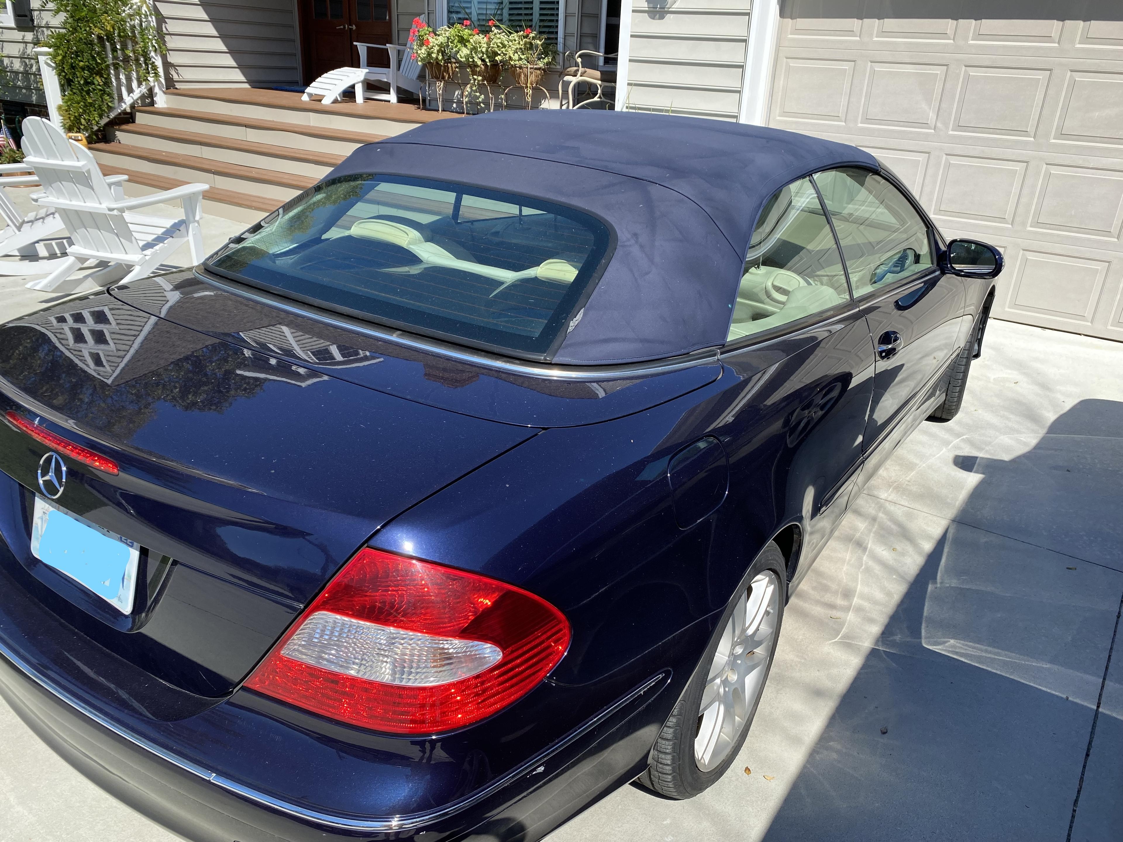 2009 MERCEDES BENZ CLK350 CONVERTIBLE