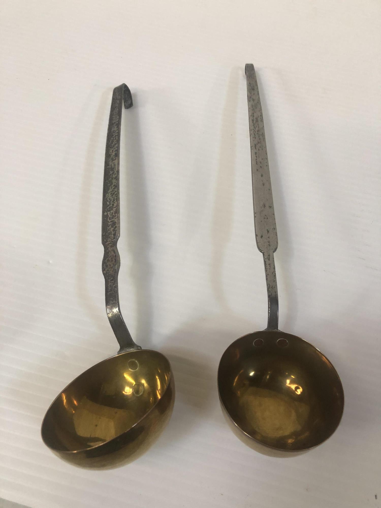 PAIR OF LADLES - HANDMADE