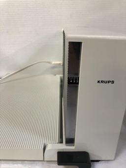 KRUPS ELECTRIC FOOD SLICER "FOLD UP"