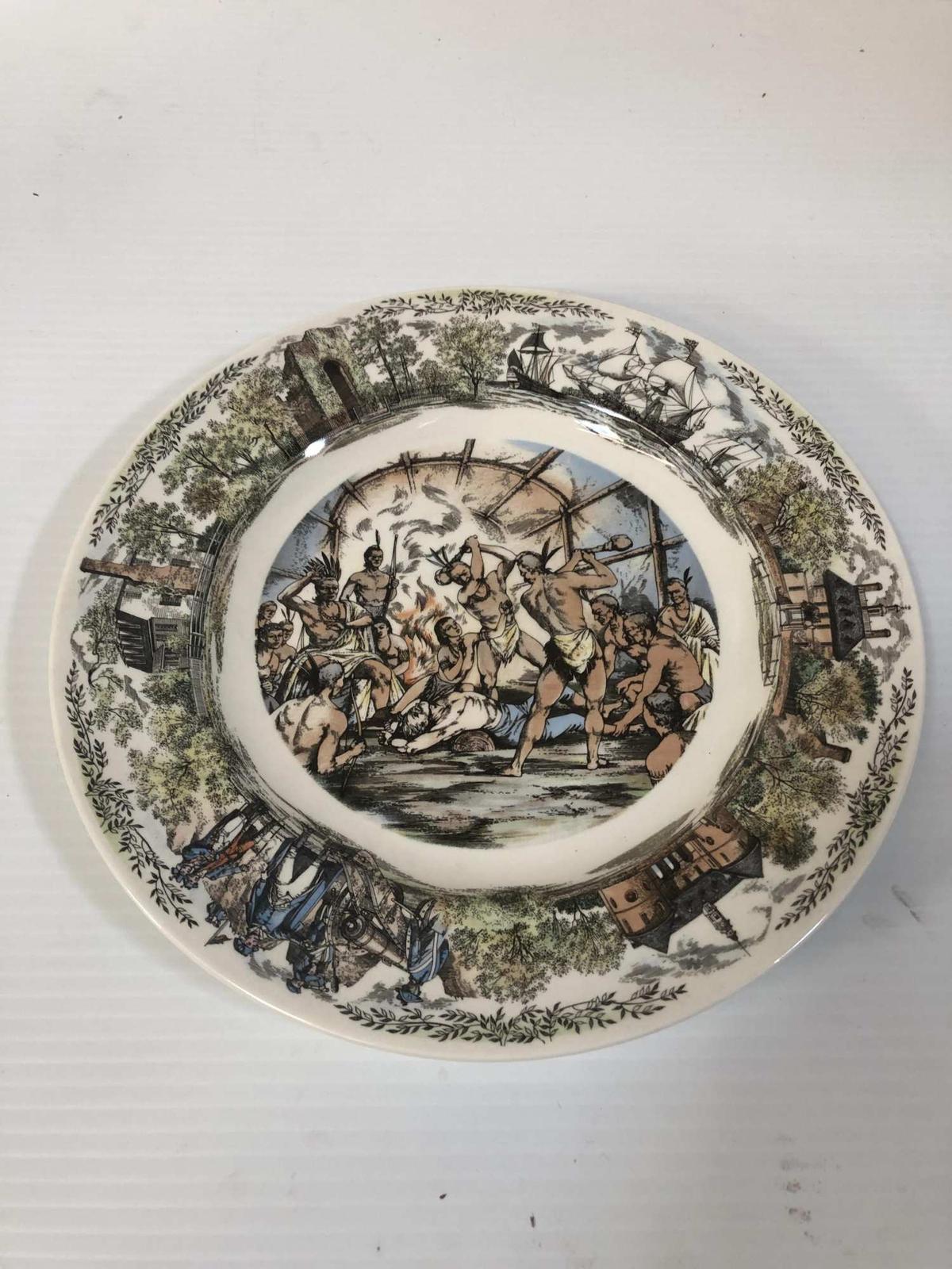 JAMESTOWN, VA PLATE BY WEDGWOOD