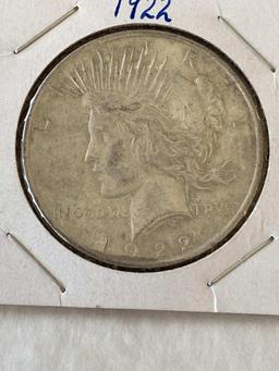 1922 PEACE DOLLAR