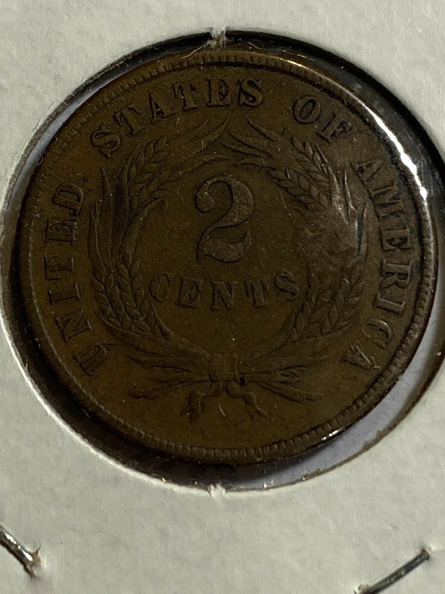 1866 TWO CENT PIECE