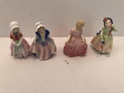 4 TOYAL DOULTON & CO LIMITED PAINTED DOLLS