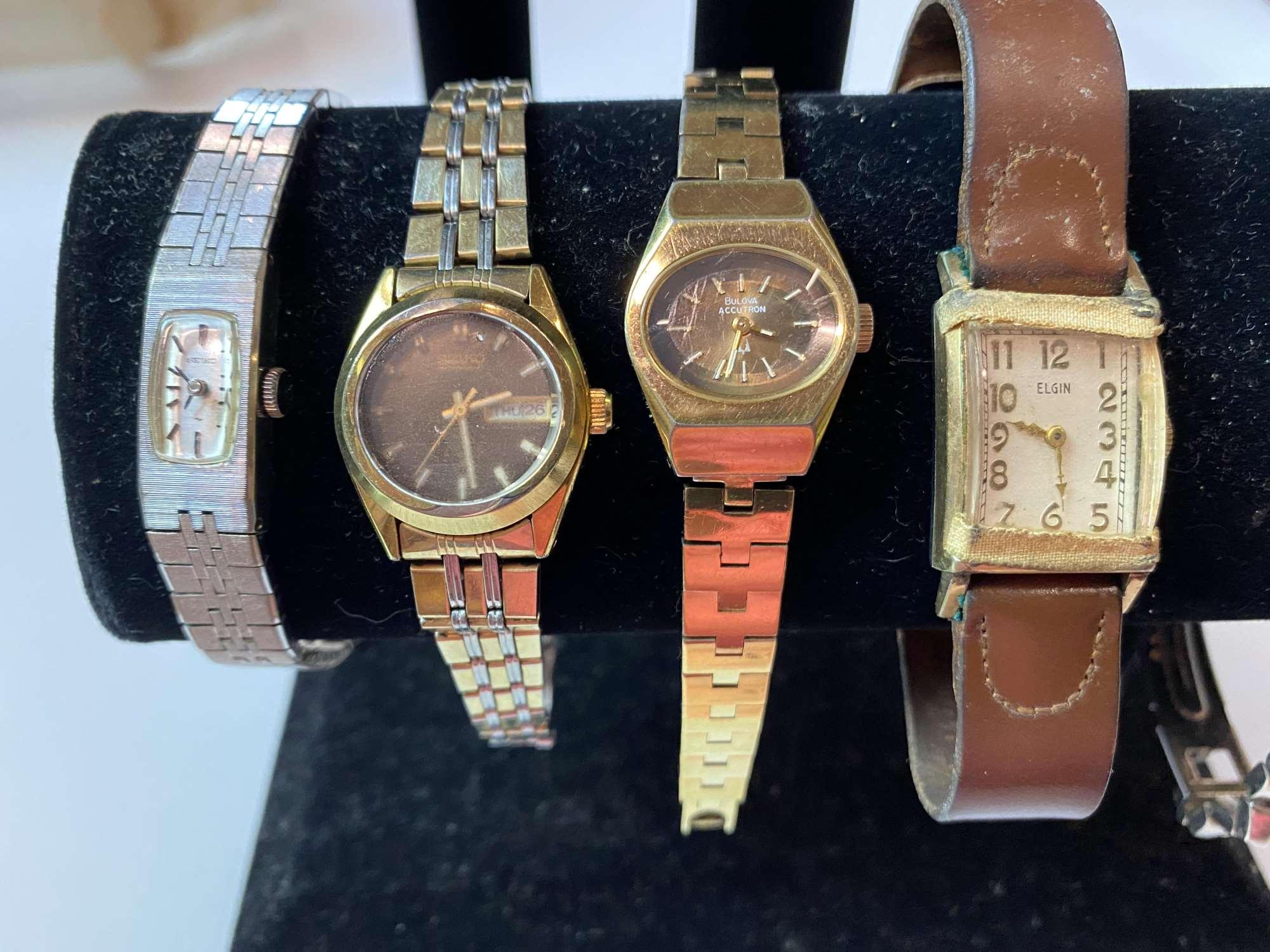 GROUP OF EIGHT LADIES WRIST WATCHES