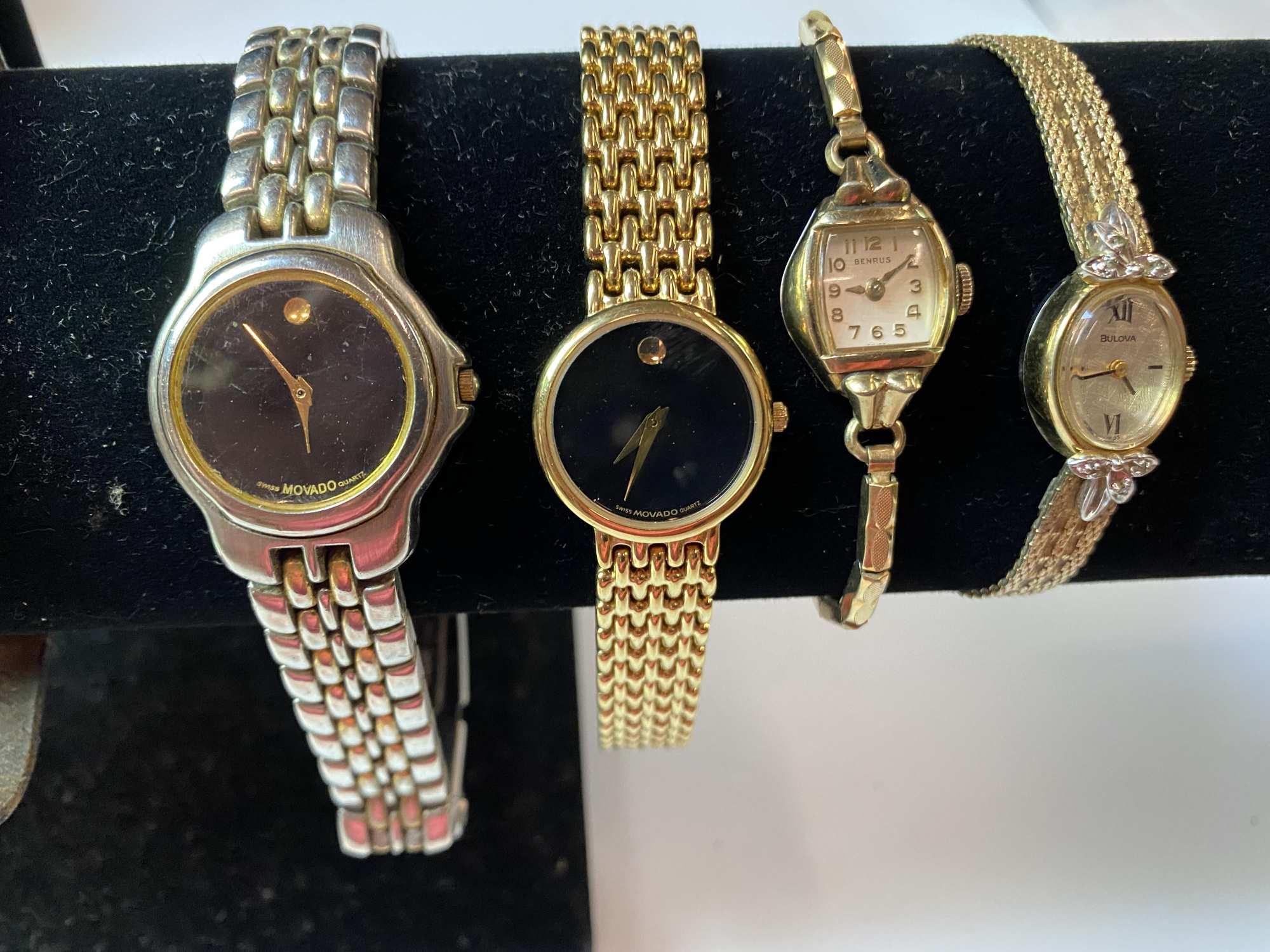 GROUP OF EIGHT LADIES WRIST WATCHES