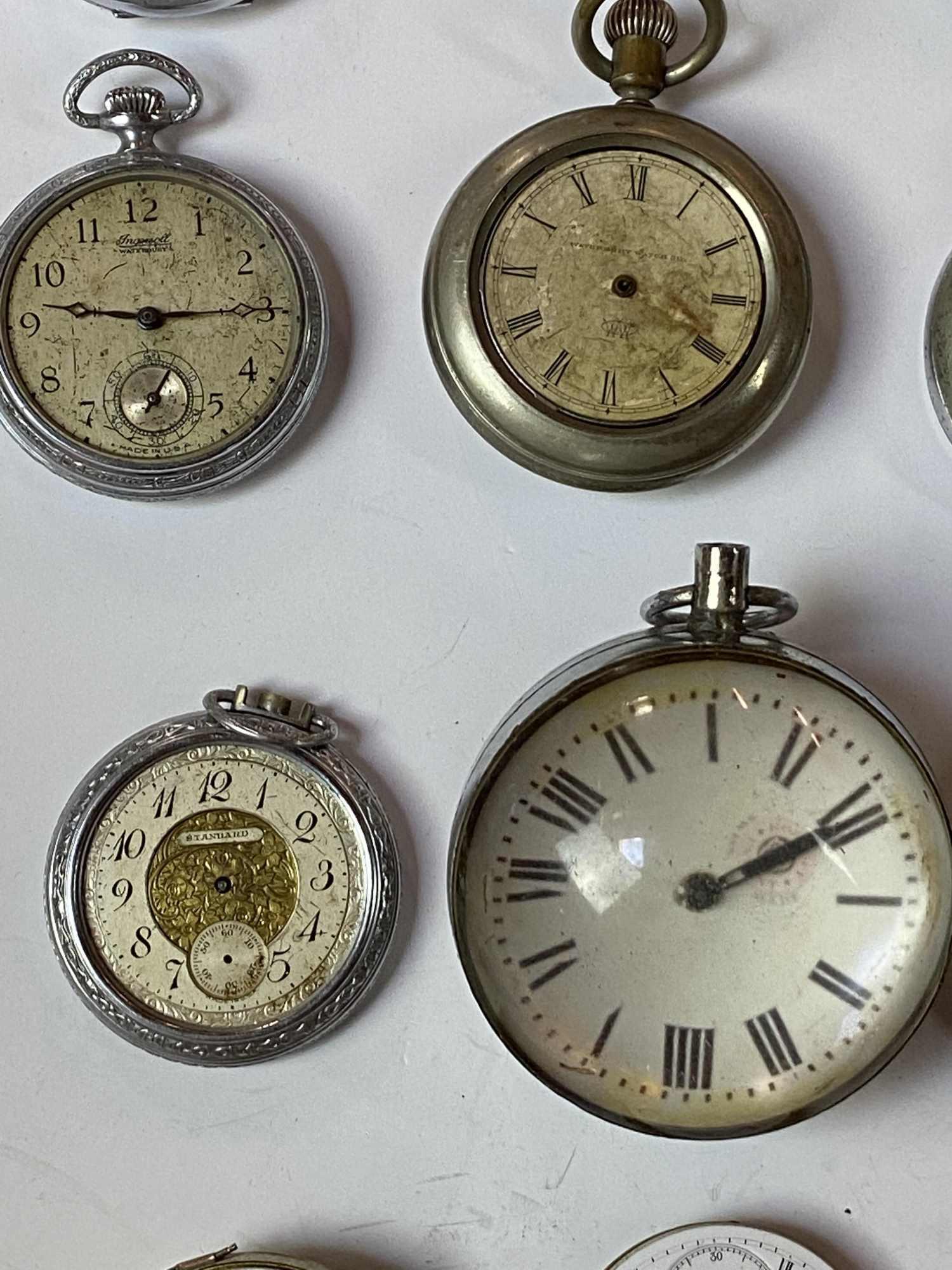 LARGE GROUP OF POCKET WATCHES / PARTS