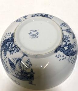 H.H. & G.L. LONDON - BLUE AND WHITE BOWL