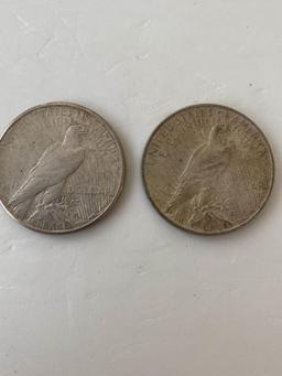 BETTER - TWO PEACE DOLLARS