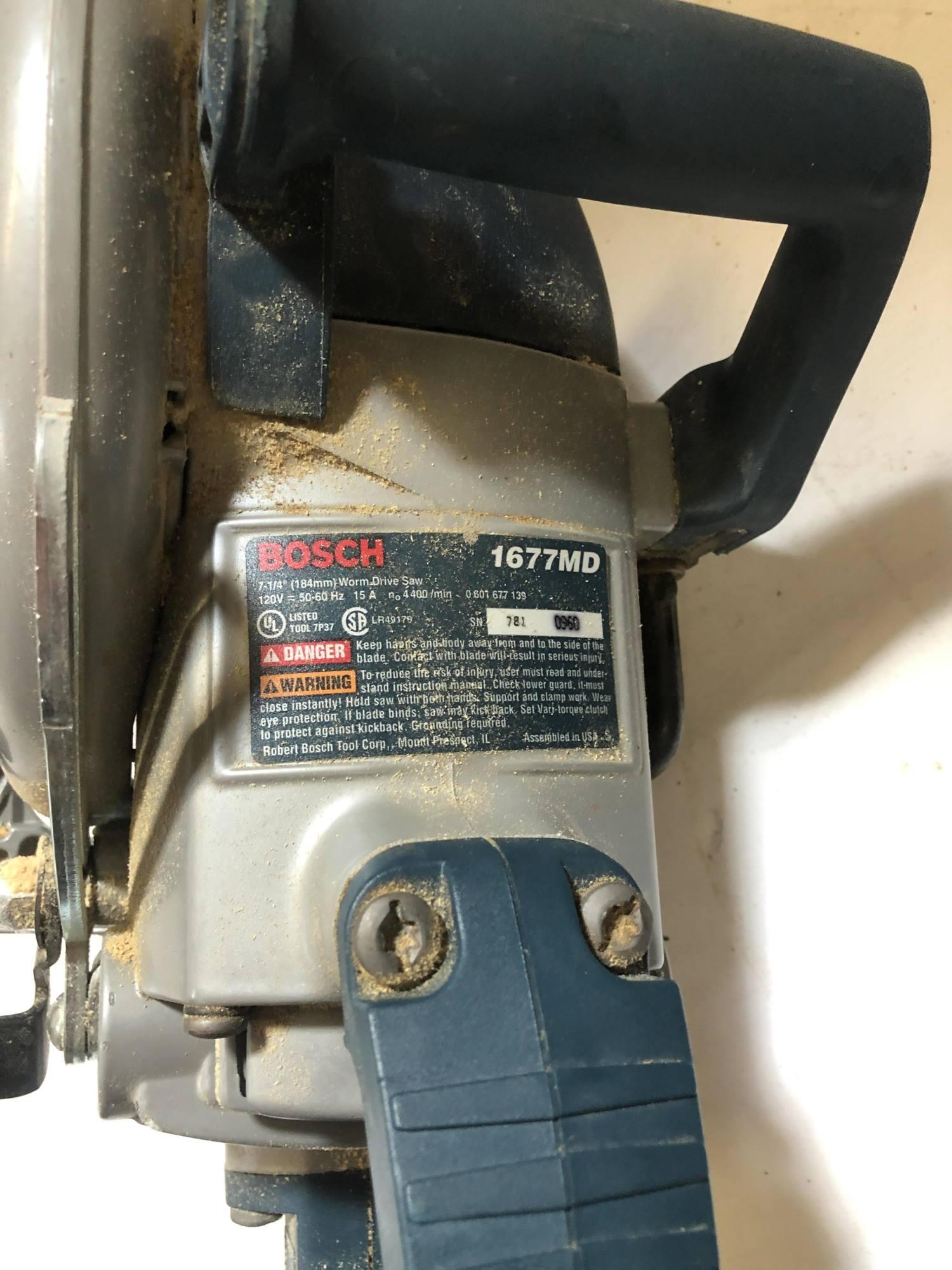 BOSCH 7 1/4" WORM DRIVE SAW