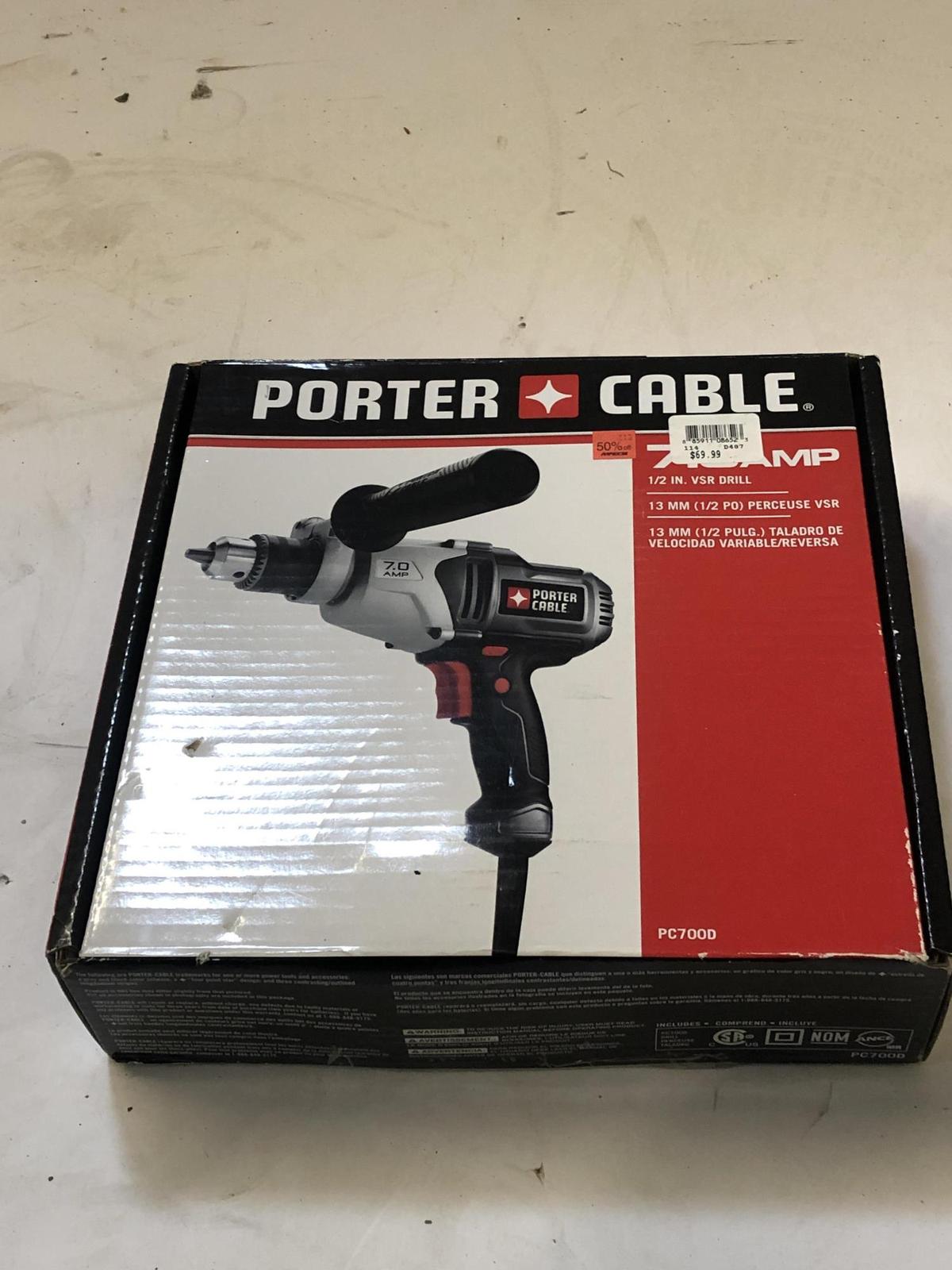 PORTER CABLE 7 AMP VSR DRILL