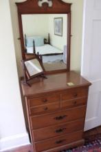 DRESSER AND 2 MIRRORS