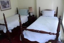 PAIR OF TWIN BEDS