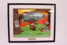 "A CLASSIC CONFRONTATION" LIGHTED SERIGRAPH CEL