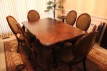 HANDSOME DINING TABLE AND CHAIRS