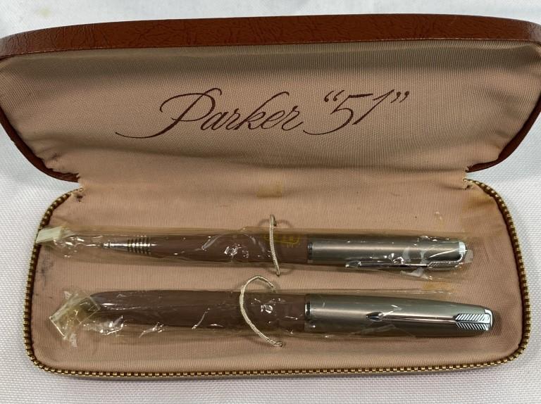 VINTAGE PARKER "51" PEN & PENCIL SET