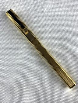 DUNHILL GOLD PLATED FOUNTAIN PEN
