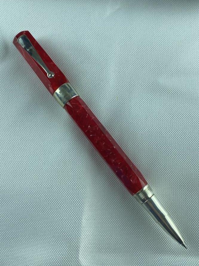 MONTEGRAPPA ROLLER BALL PEN IN RED!!!