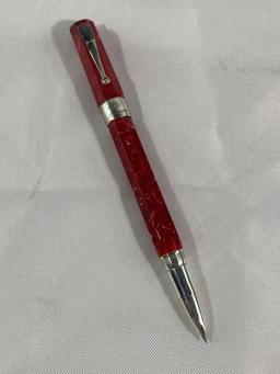 MONTEGRAPPA ROLLER BALL PEN IN RED!!!