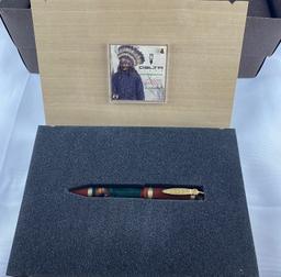 DELTA NATIVE AMERICAN LTD EDITION BALL POINT PEN