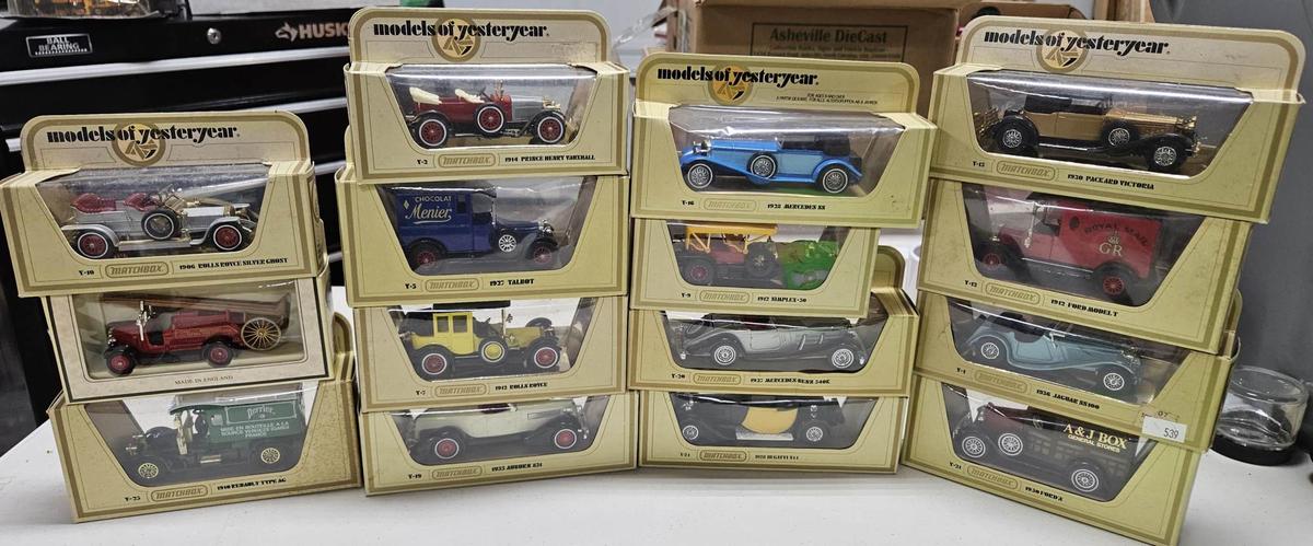 15  MATCHBOX MODELS OF YESTERYEAR