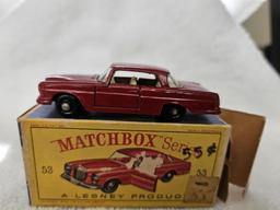 MATCHBOX #53 MERCEDES  COUPE  RED