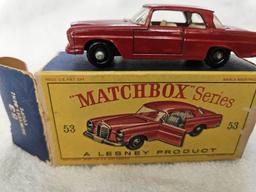 MATCHBOX #53 MERCEDES  COUPE  RED