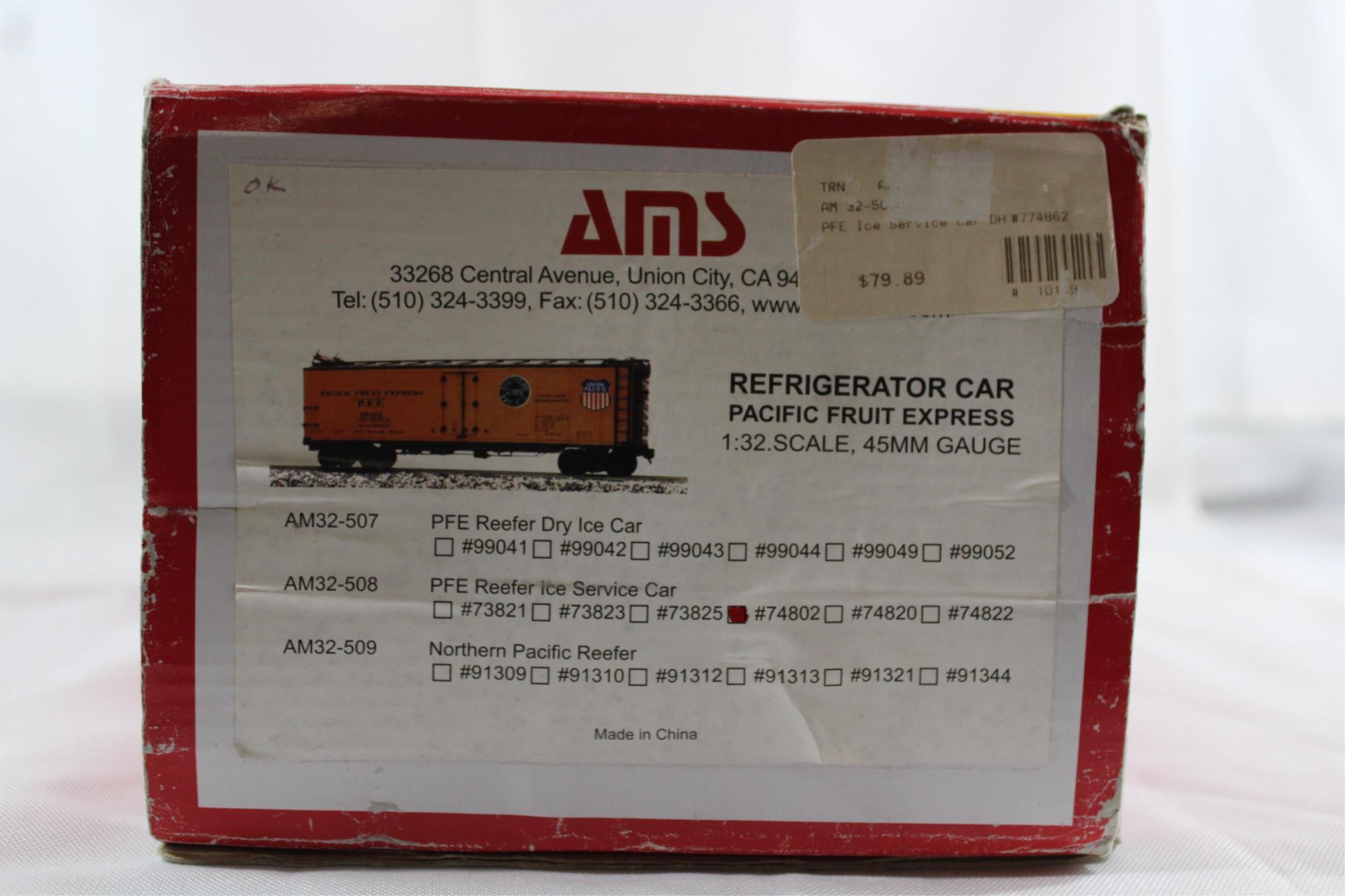 AMF NARROW GAUGE CLASSICS REFRIDGERATOR CAR