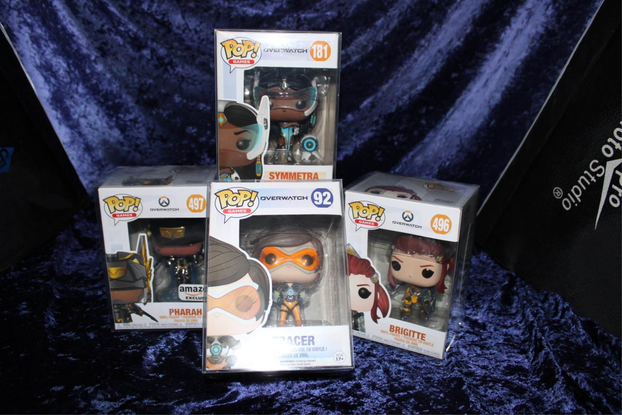 4 OVERWATCH FUNKO POPS